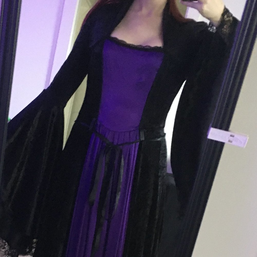 Gothy Purple Gown